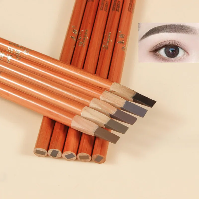 

Eyebrow Pen Hard Microblading Brow Definer Enhancers Pencil Waterproof Easy To Apply Makeup Natural Henna Brows Tattoo Tint