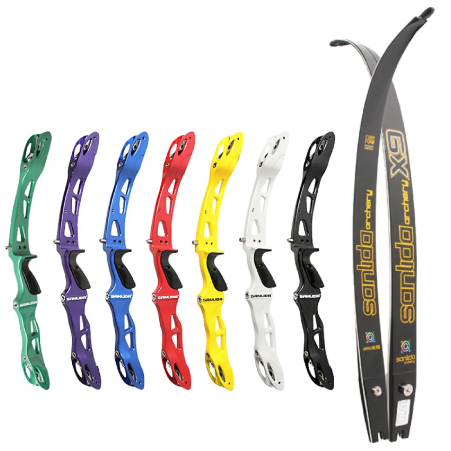 

Archery SanLiDa X9 25" ILF Bow Riser AM60 Aluminum Alloy Bow Handle Recurve Bow Shooting Training