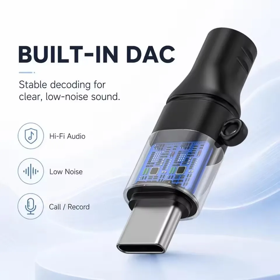 USB-C to 3.5mm Headphone Audio Adapter – Mini Type-C Jack Converter