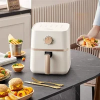 Midea 220V Air Fryer Household 4.2L Multifunctional Non-turning Electric Fryer French Fries Machine Oil-free Fryer 1