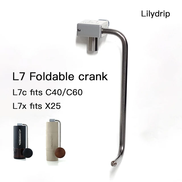 LilyDrip Foldable crank L7c fits C40/C60 , L7x fits X25 , Ti alloy 