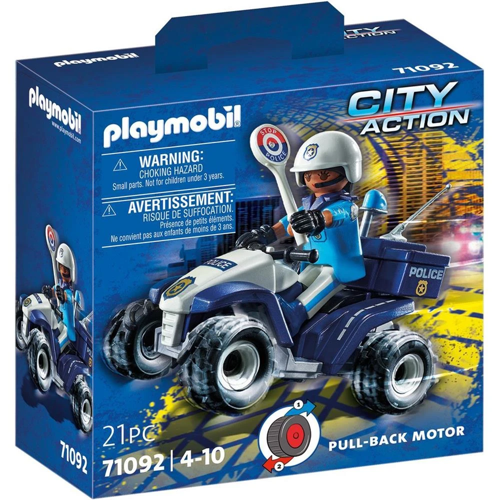 Gemoedsrust Groenland verzonden Playmobil Stad Actie 71092 Politie Speed Quad Drive Drive Speelgoed Voor  Kinderen Van 4 Jaar Oud| | - AliExpress