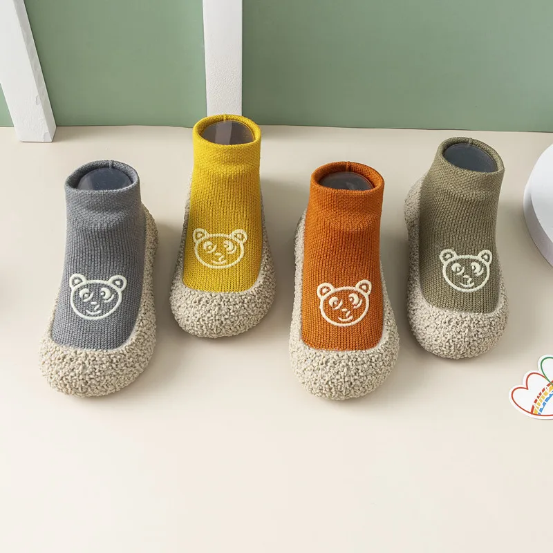 1-3Year Spring 2024 New Baby Floor Socks Shoes Cartoon Cute Baby Toddler Shoes Non-slip Children's Socks Shoes 3