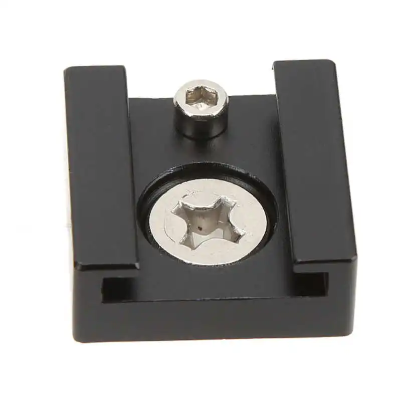 Cold shoe mount CNC processing cold shoe adapter 1/4in screw for device expansion