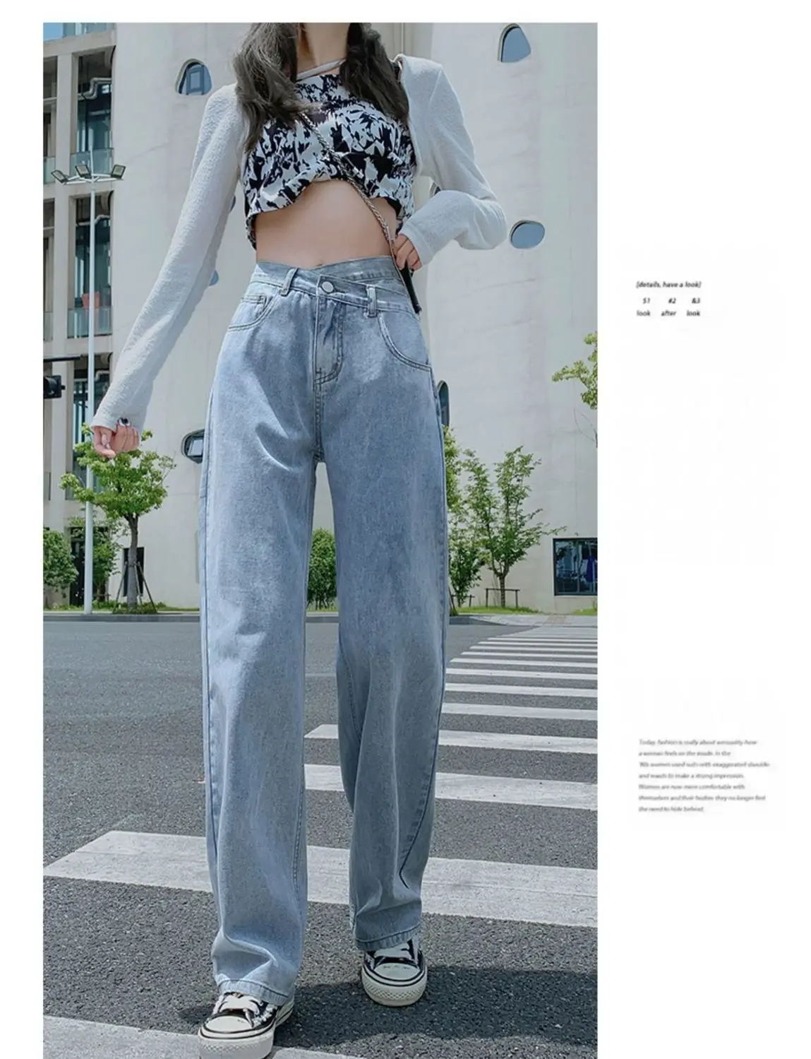 Casual Straight Jeans Woman High Waist Denim Wide Leg Pants Trousers Baggy Streetwear Y2K Loose Blue Gray Korean Mom Cute Jeans versace jeans couture