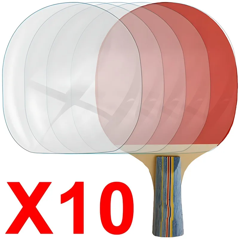 

2/10Pcs Ping Pong Racket Protective Film Sticky Transparent Maintenance Cover Table Tennis Racket Rubber Protection Film Tool