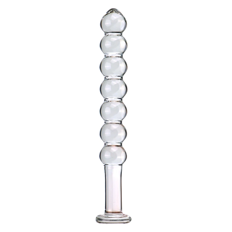Glatt Transparentes Analplug Aus Glas Massagegerät Für Erwachsene_voghion.com