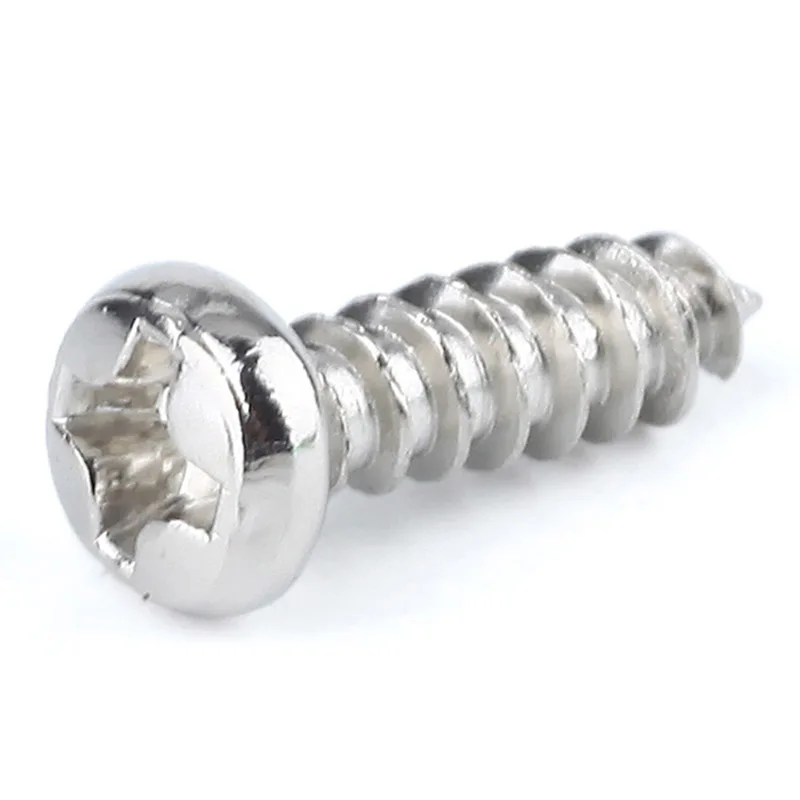 

304 Stainless Steel Cross Self Tapping Screws Round Countersunk Screw Pan Head Toy Fastener Electronic Small Screw M2.2 M2.6