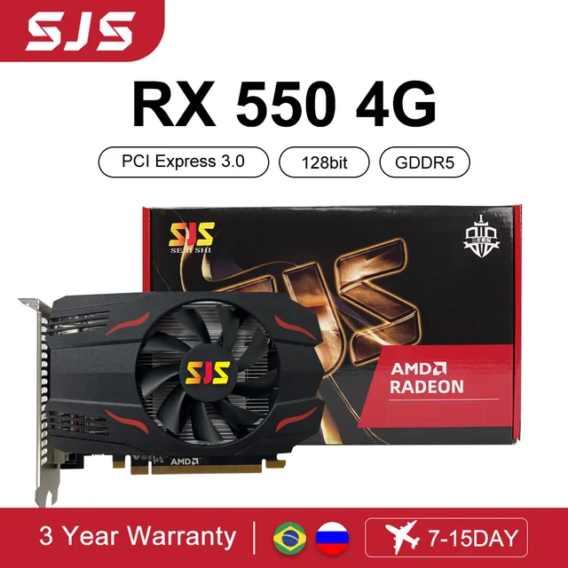 Introducing the SJS Video Card RX 550 4GB Graphics Card