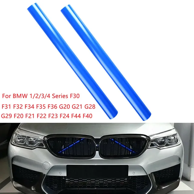 2x Car Front Grille Cover Frame Trim Strips Support Grill Bar V Brace Wrap For  BMW F30/F31/F32/F33/F34/F35 Decorations Strips - AliExpress