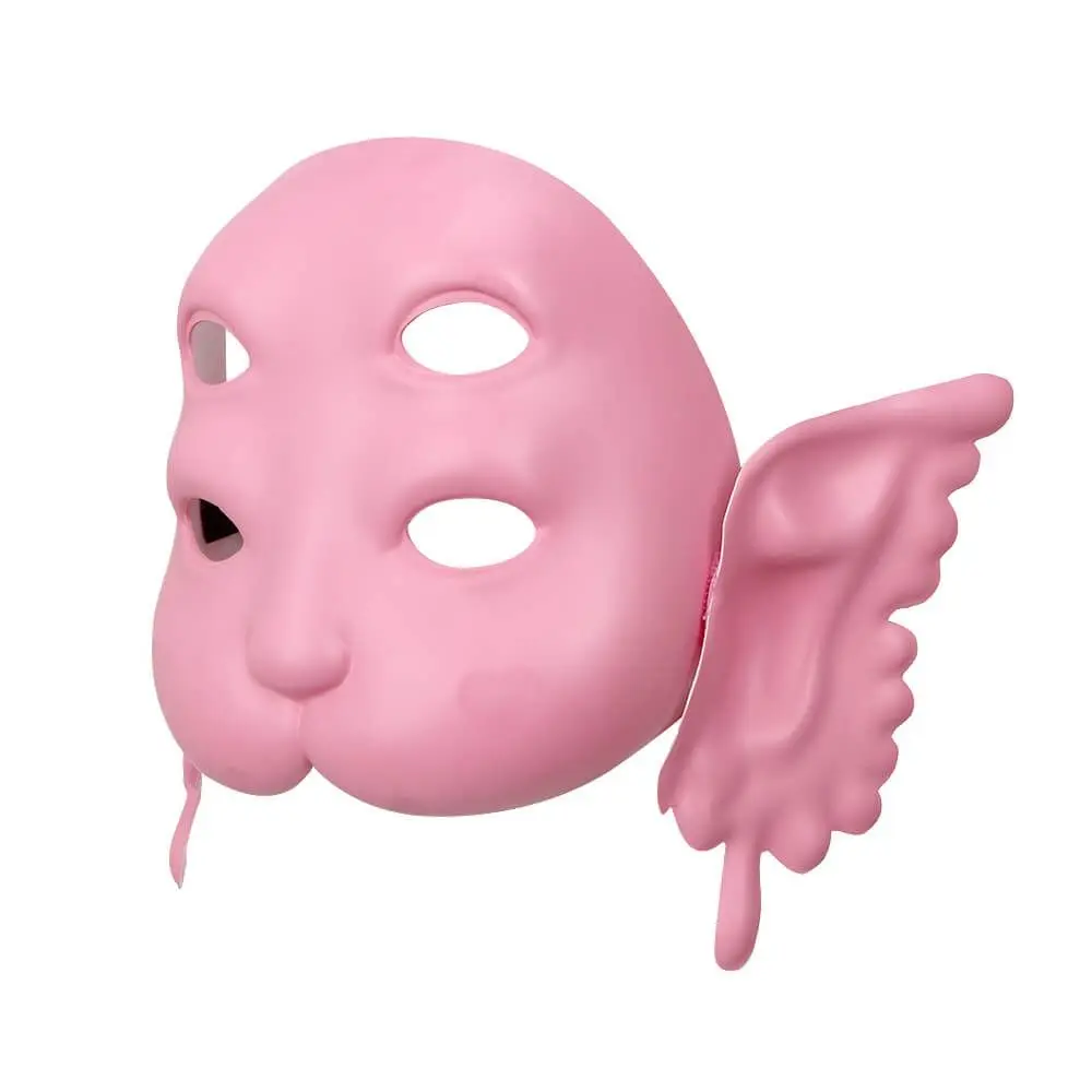 3D Printed Pink Crying Mask - Latex DIY Party Accessory Cosplay Costume