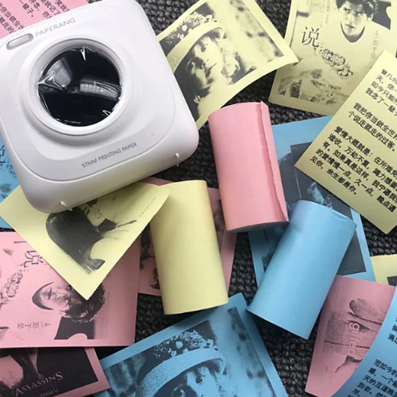 Colour thermal self-adhesive paper for children camera instant print
