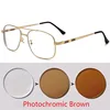 Alloy Glasses Men big Square Myopia Prescription Eyeglasses Women Metal Full Optical Eyewear 2256 SPH 0 -0.5 -0.75 -1.0 TO -6.0 2