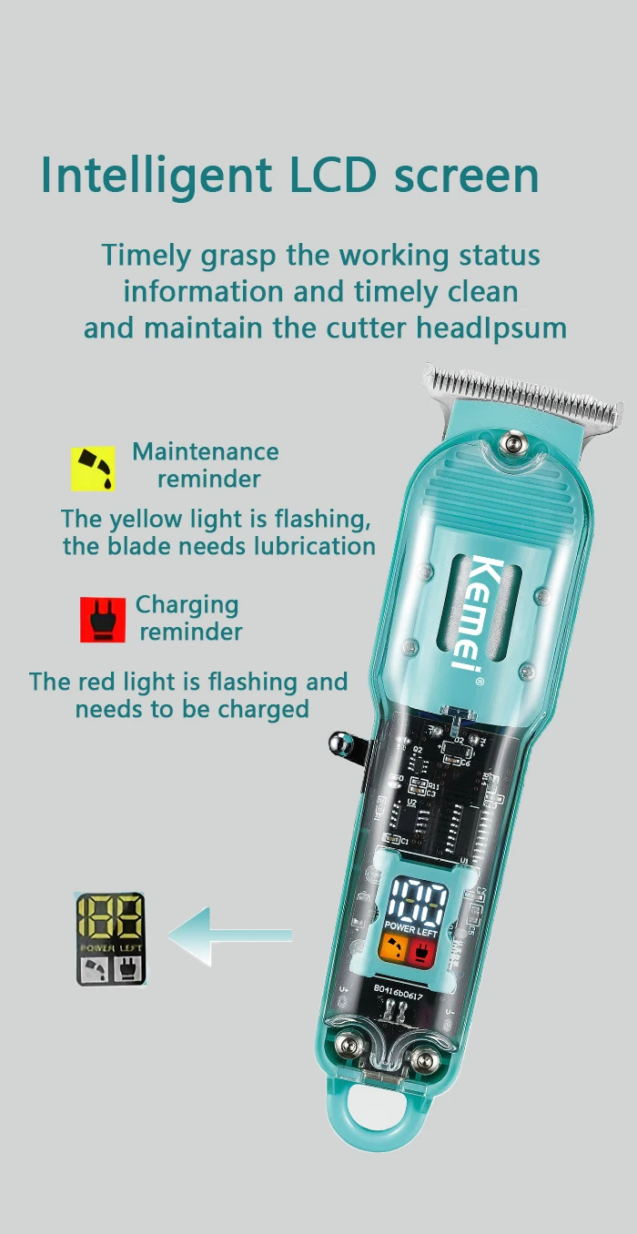 Kemei KM-1133 Hair Trimmer 5