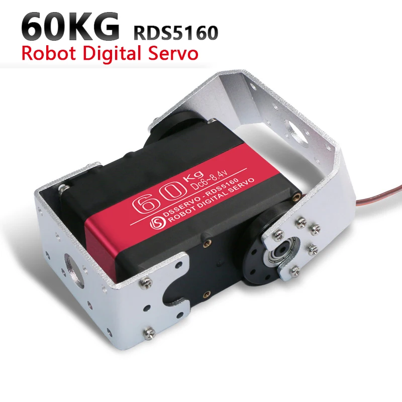 

1X HV 80KG 60KG 150KG Robot servo high torque servo RDS5160 RDS5180 metal gear digital servo arduino servo large servo