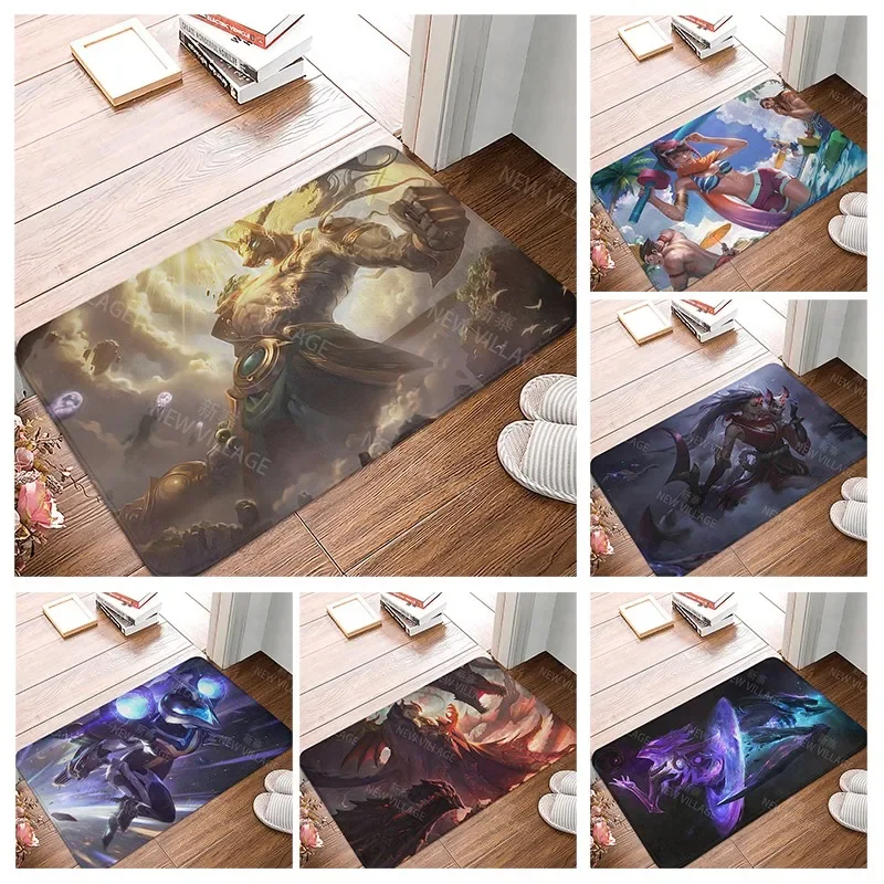 

Anti-slip Bath Mat Bathroom Small Rug Shower Mat Home Decor Door Mat Kitchen Bedroom Entrance Room Mats anime abstract cartoon