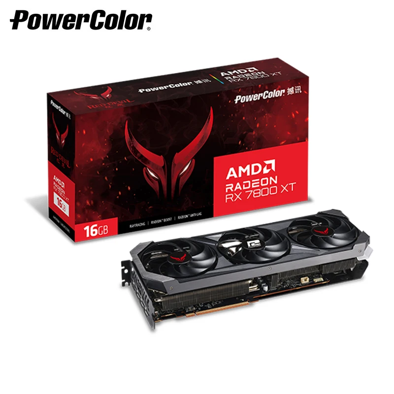 

Видеокарта PowerColor Red Devil AMD RX 7800 XT 16 Гб GDDR6
