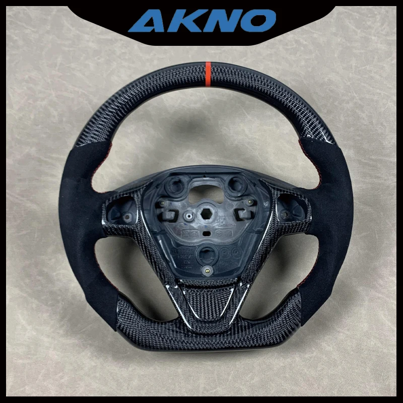 

Автомобильный руль из углеродного волокна для Ford Fiesta MK7 MK7.5 ST 2009 2010 2011 2012 2013 2014 2015