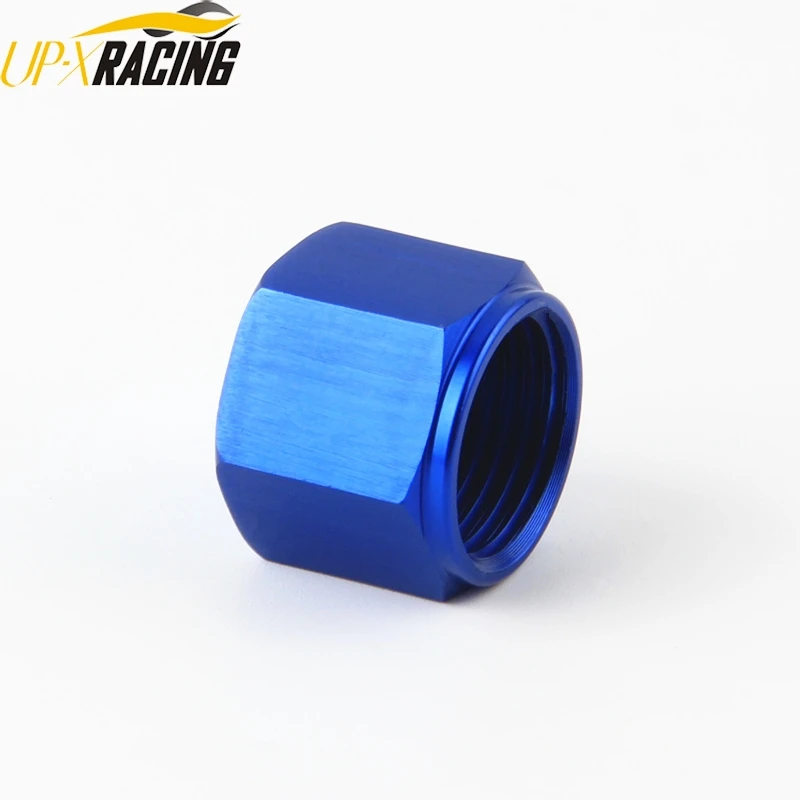 10AN Female Flare Cap Port Plug Block Off Fitting Adapter W/ Internal O-ring - Foto 7