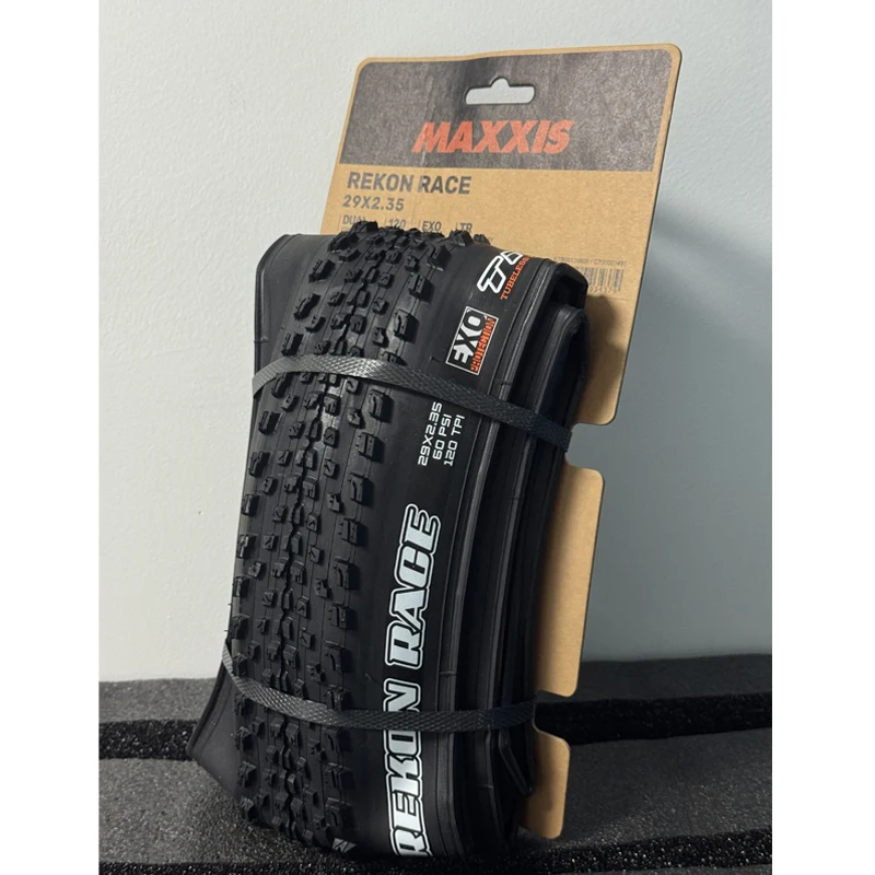 Pneu VTT REKON RACE 29x2.25 120 TPI Pliable - MaxxSpeed/EXO/TR, Noir, Pour Cross-Country (XC)