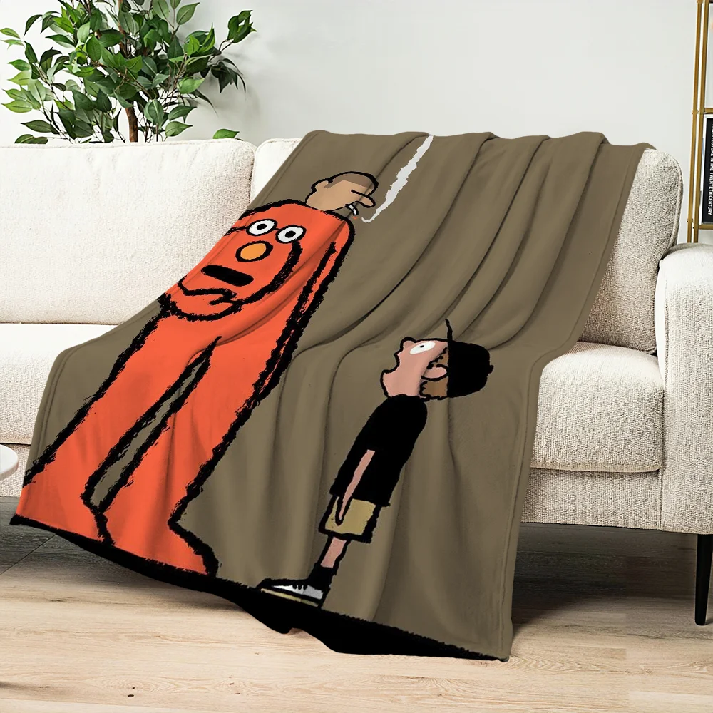 Art J-Jean J-Jullien Printed comfortable and soft sofa, living room bed, bedroom blanket suitable for travel and gifts 5