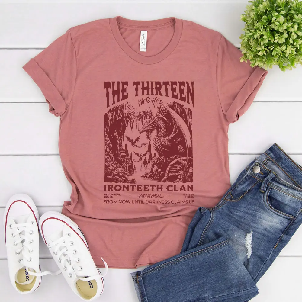 The Thirteen Shirt Throne of Glass T-Shirt Manon Blackbeak Ironteeth Shirt Witches SJM Merch Halloween Terrasen Bookish Shirts 4