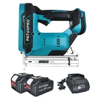 PATUOPRO Brushless Electric Nail Gun F30G Straight Staples Cordless Stapler Portable Home DIY Power Tools Fit Makita 18V Battery 1