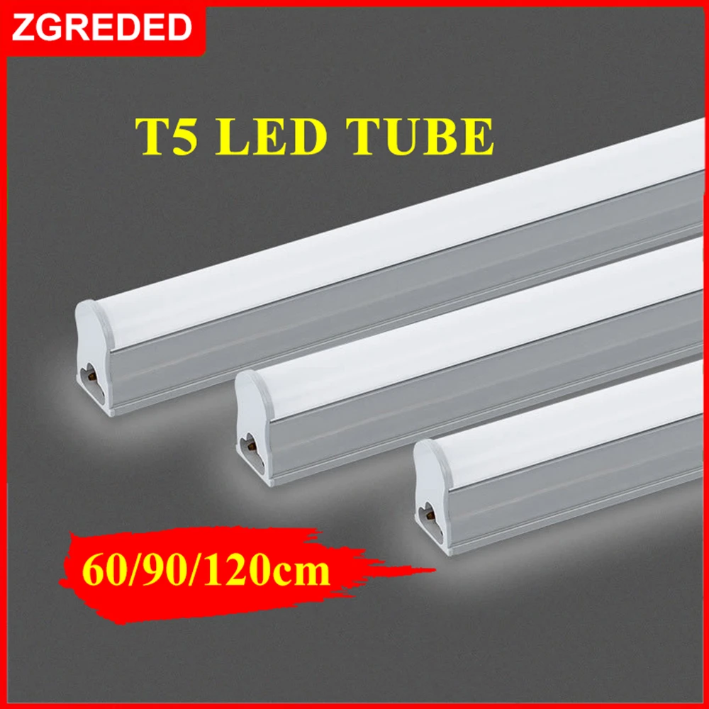 Supermarket Made of import Led Tube T5 Led Light Tube 60cm 90cm 120cm 4ft Bar Lamp 10w 14w 18w Wall  Lamp Ac220v Aluminium Home Lighting Engineering Project - Led Bulbs & Tubes  - AliExpress