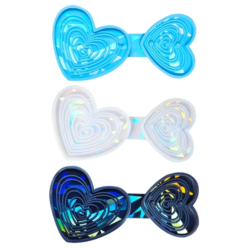 

Hangings Ornament Pendant Making Mold Craft Tool Handmade Overlapping Heart Mold Dropship
