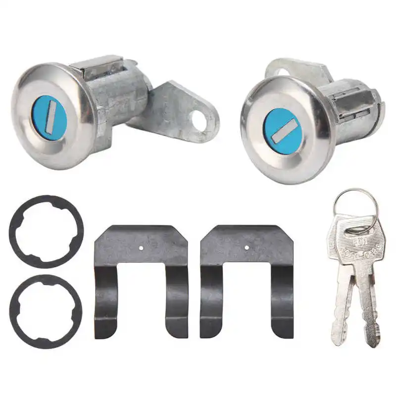 

5070001 Car Door Lock Cylinder Set Anti Theft Lock Barrel With Keys Ignition Switch Fits For Ford Truck F100 F250 F3 Bronco