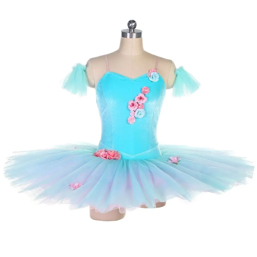 

Dance Favourite Ballet Tutus BLL461 Ballet Tutus Velvet Bodice Pre-professional Ballet Stage Pancake Tutu