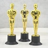 12/24PCS Model Oscar Statuette Toy Mini Trophies Children's Award Gift Reusable Baking Decoration Accessories Prop Toy Gift 2