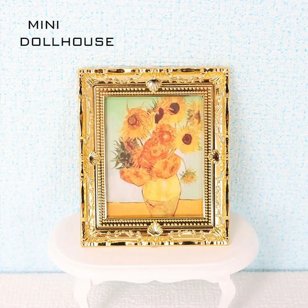 Resin Dollhouse Miniature Accessories Photo Frame