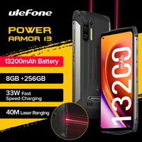 Ulefone Power Armor 13 13200mAh Rugged Phone 256GB Android 12 Waterproof Smartphone 6.81” 2.4G/5G WLAN Mobile Phones NFC Global 1