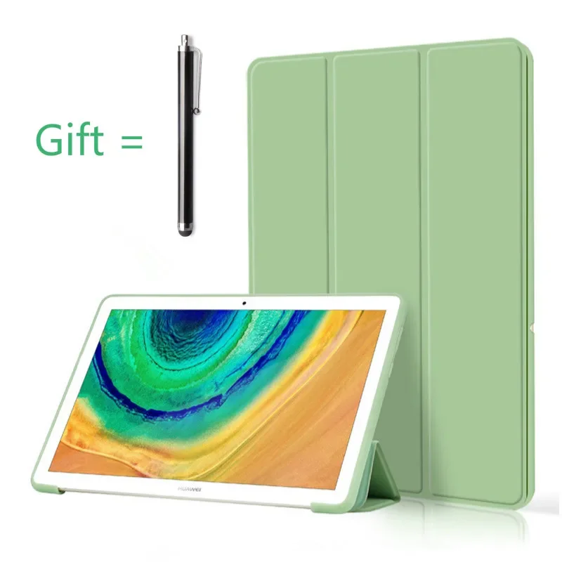 Premium Magnetic Silicone Tablet Cover with Stand - Midnight Black
