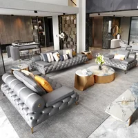 Italian Genuine Leather Sofas Sectional Modern Luxry Designer Loveseat Sofa 3 Piece Set Woonkamerbanken Living Room Furniture