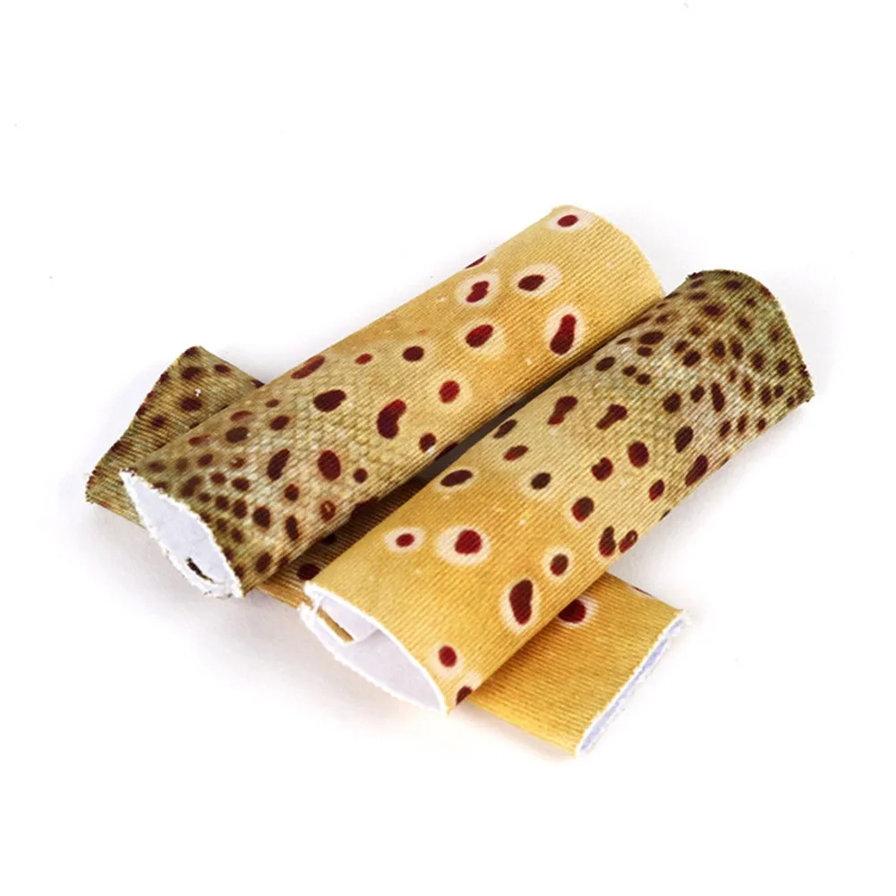 3pcs 6.5*2.5cm Poly Nylon Fly Fishing Stripping Guards Hand Gear Anti Scratch Finger Protector Sleeve For Fishing