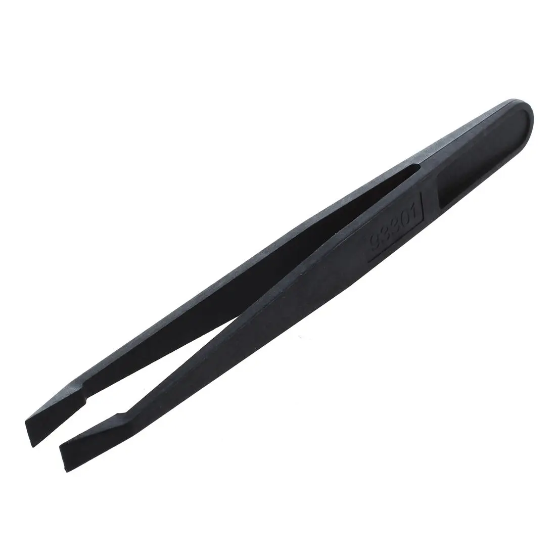 

Manual Tool Black Plastic Flat Tip Anti-static Tweezers