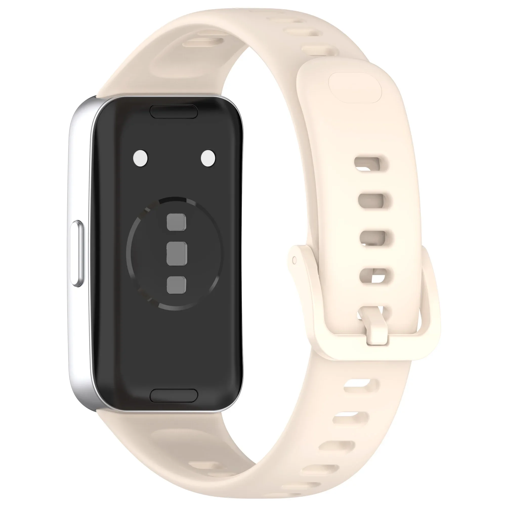 2-in-1 Silicone Strap Band with 3-Pack Anti-Scratch HD Screen Protectors