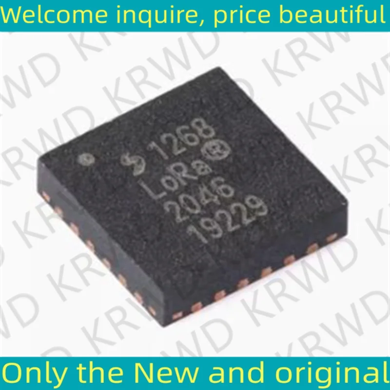 

10 шт., 1268 Новый и оригинальный чип IC SX1268IMLTRT SX1268I QFN-24 22 дБм, большой диапазон, низкая мощность, LoRa трансивер sub-GHz