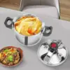 /6.35  Pot, Pressure Cooker, 201 Stainless Steel Pressure Pot, Suitable for Open Fire, Induction Stove, Electric Stove, and Gas 5