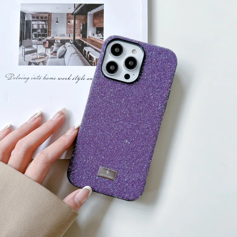 diamond rhinestone Shockproof Back Case For iPhone 15 14 12 13 Pro Max Bling glitter Jewelled sparkle Shining Cover