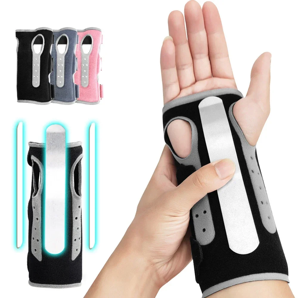 1Pcs Wrist Support Professional Splint Wrist Brace Protector Band Arthritis Carpal Tunnel Hand Sprain Tendinitis Wristband 4