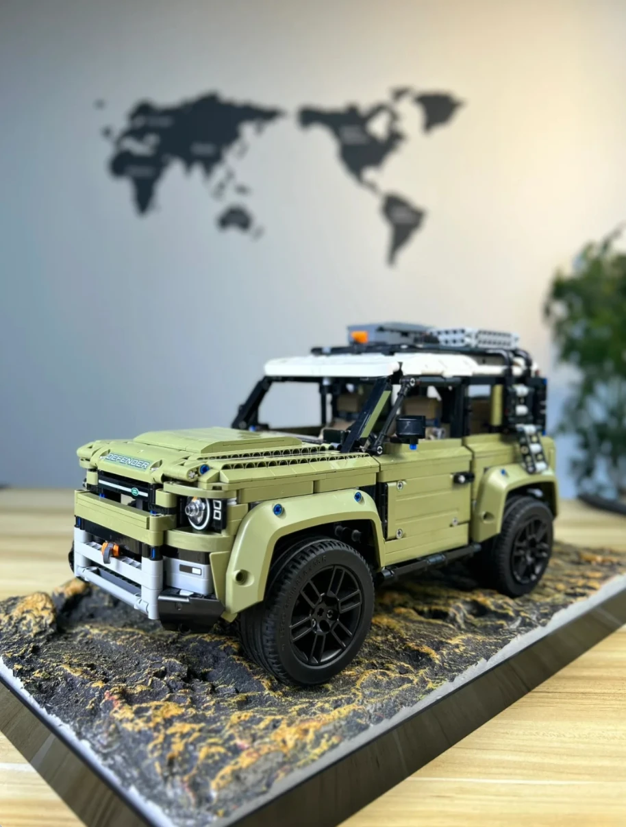 2023 MOC SuperCar Land Riover Defender Guardian внедорожная модель строительные блоки для автомобилей технические игрушки кирпичи для мальчиков подарки
