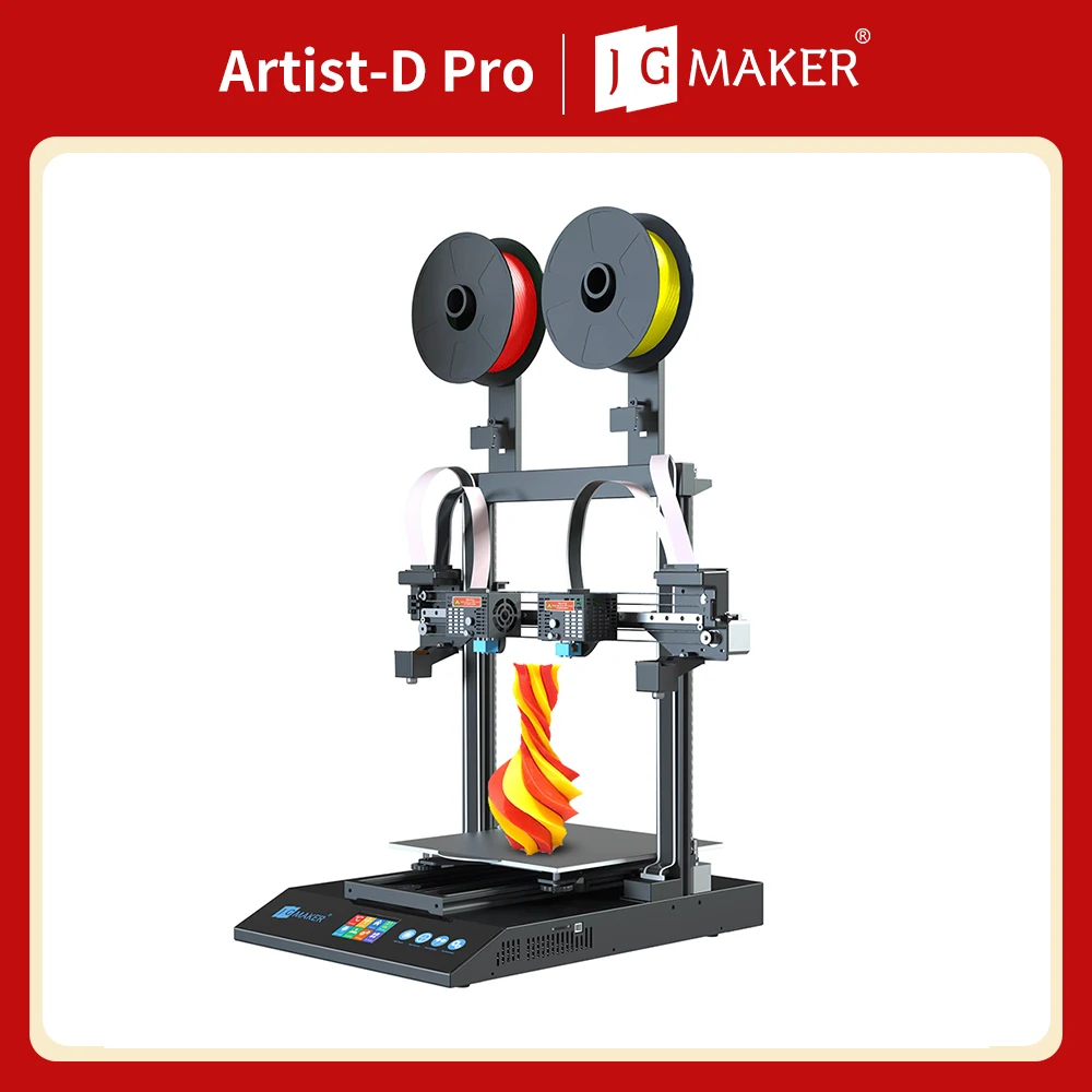 JGMAKERArtistD3DPrinterIDEXDualIndependentExtruderDirectDrive