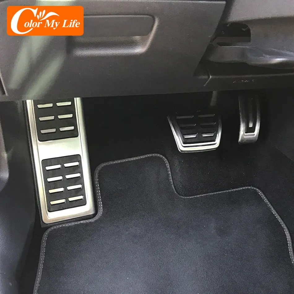 Car Pedals For VW Cross Coupe Arteon Jetta MK7 Touran Accessories Auto Pedal Pad Cover car pedals pedal cover stainless steel pedal cover