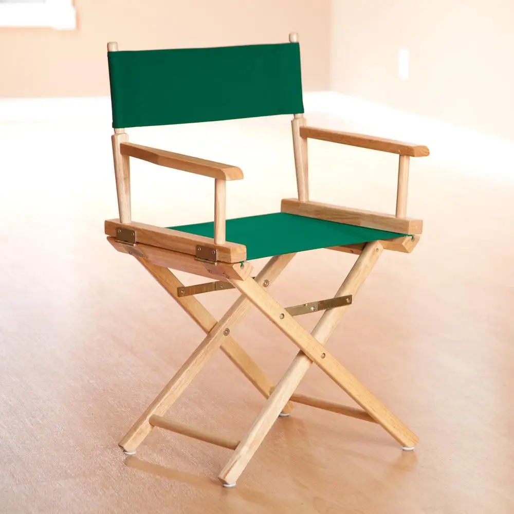 Folding Director Chair Durable Solid Wood Portable Design Perfect Trade Shows Outdoor Events Home Use 5