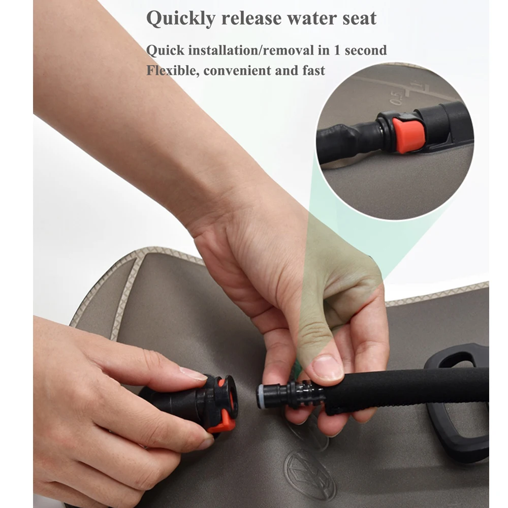 TPU Water Bag Water Bladder Quick Release  Wide Open 2.5L Marathon Running Mountaineering Riding 2
