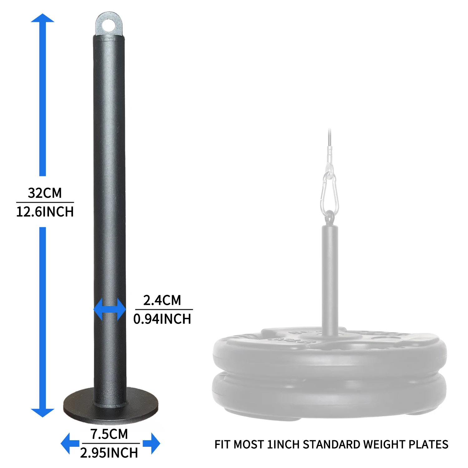 Weight Plate Fitness Load Bearing Pin Gym Weight Lifting Pin Workout ...