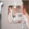 1pc Acrylic Mirror With Wall Suction Shower Mirror For Man Shaving Women Makeup Portable Travel Bathroom Accessories 1